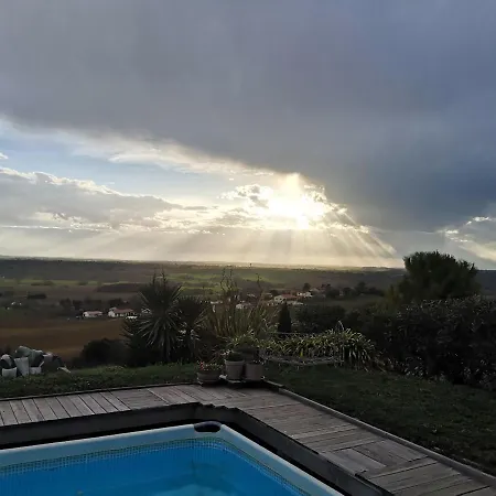 Maison Avec Piscine Ayant Une Vue Exceptionnelle Sur Le Lauragais Et La Chaine Des Pyrenees * Puechoursi