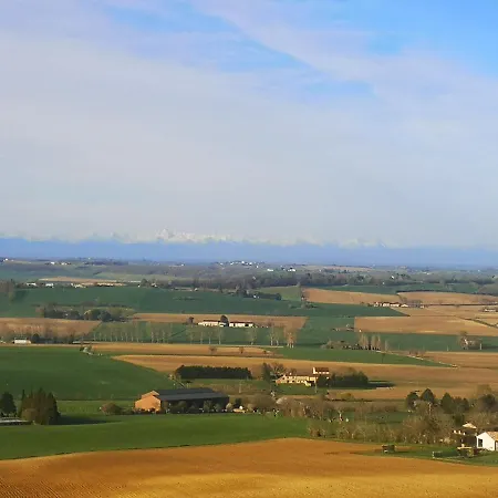 Villa Maison Avec Piscine Ayant Une Vue Exceptionnelle Sur Le Lauragais Et La Chaine Des Pyrenees